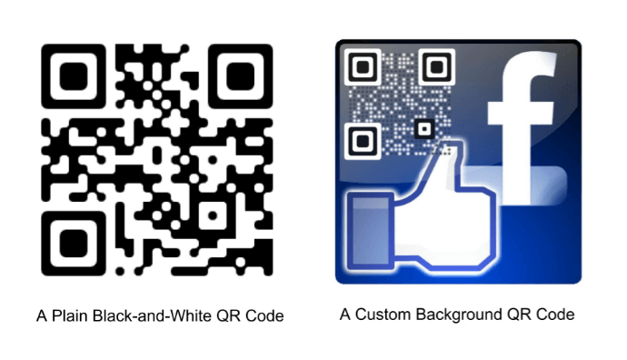 bulk QR Code generator with logo: custom background design
