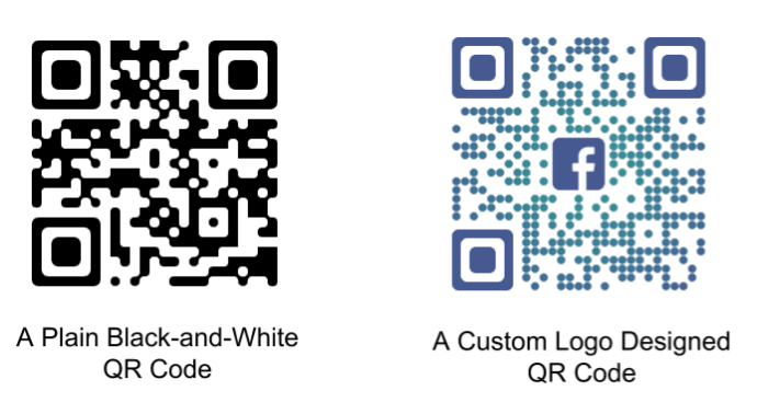 bulk QR Code generator with logo: custom logo design