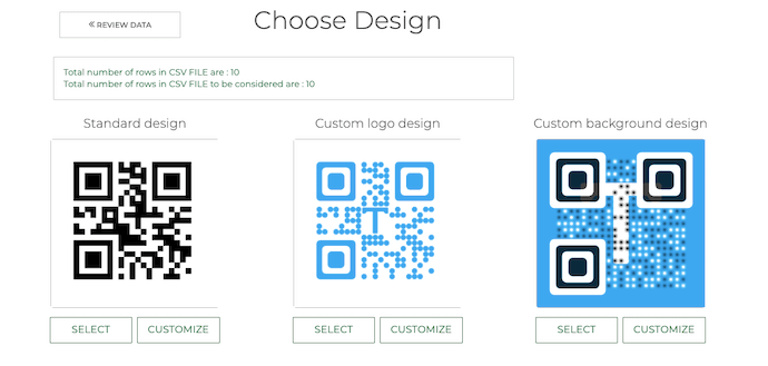 add design to your QR Code label