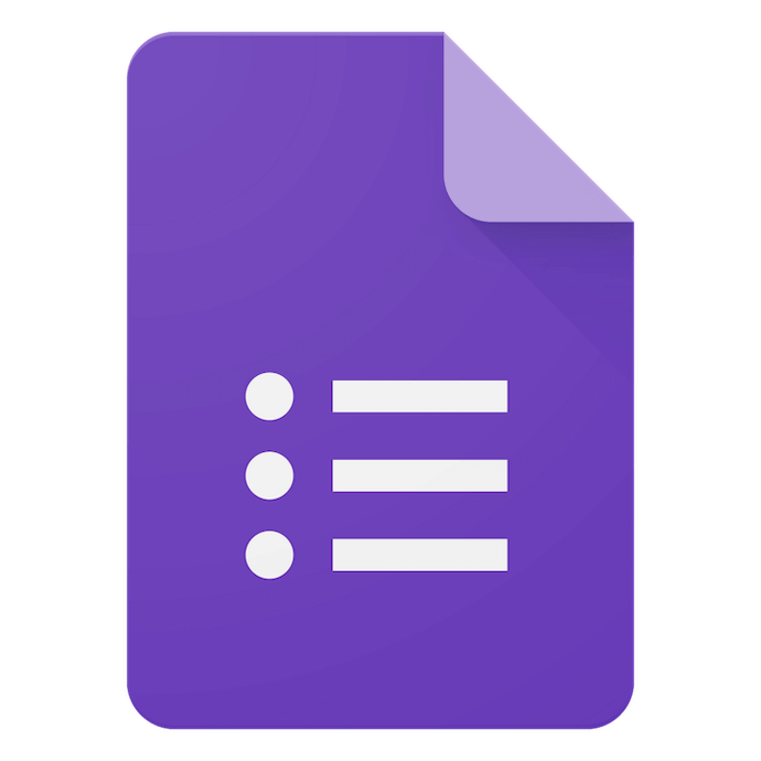 Create Google Forms for maintenance logs
