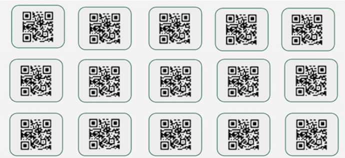 Código QR de Código Aleatorio: Crea etiquetas