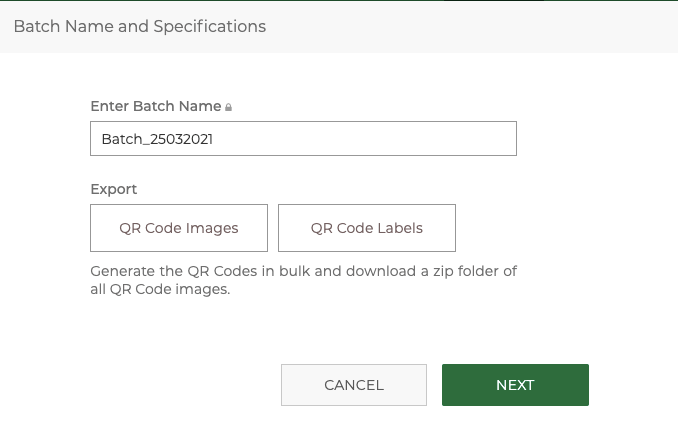 QR Code CPG Labels Image size and format
